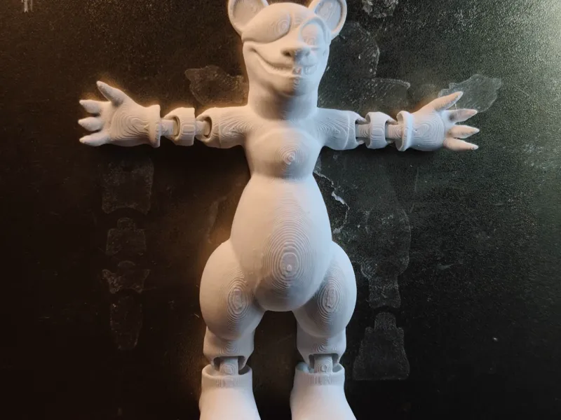 🦝 バック – アイス・エイジ | 可動式3Dモデル (サポート不要