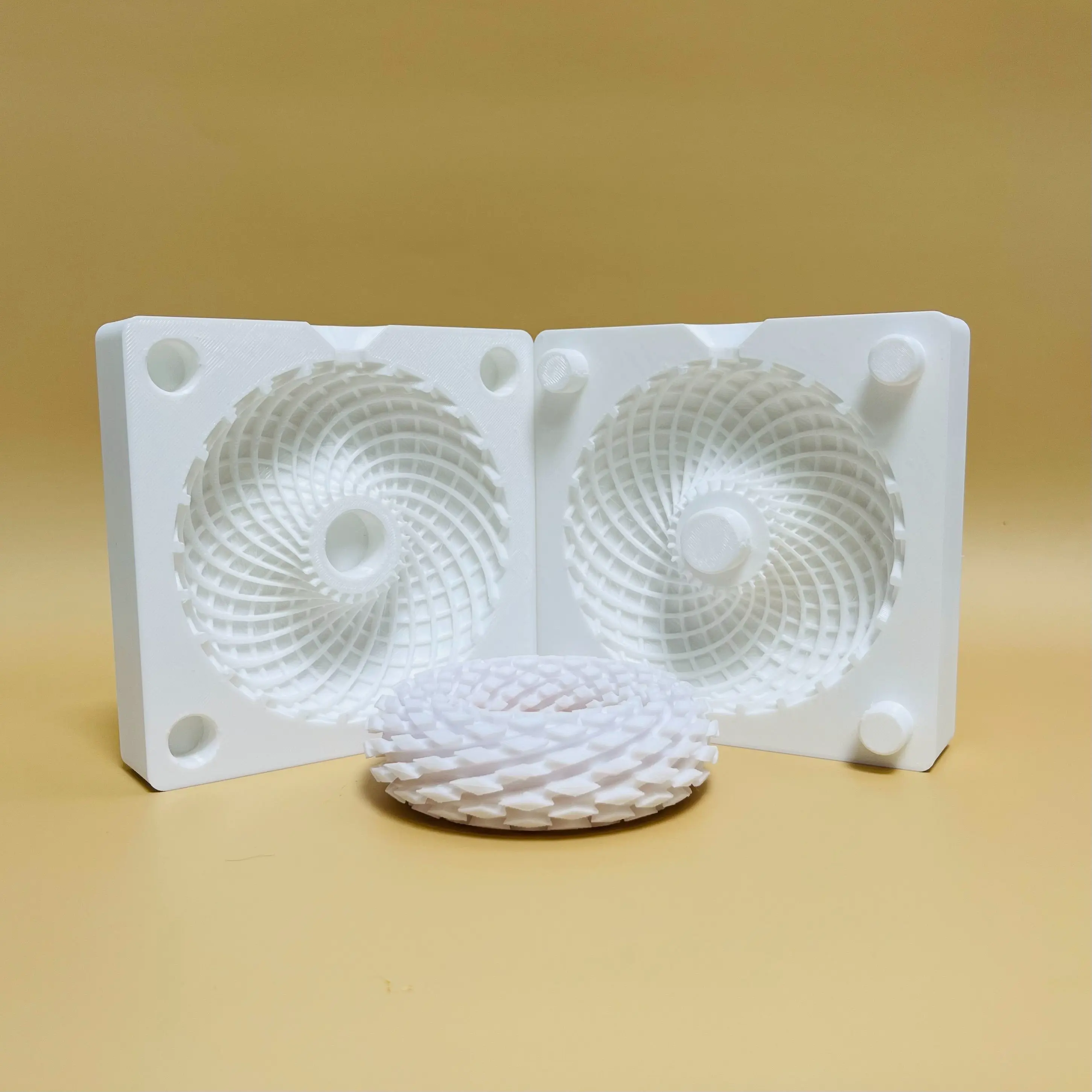 MOLDE PARA BOBINA RODIN TOROIDAL - 185 X 185 X 65 MM 24 VUELTAS