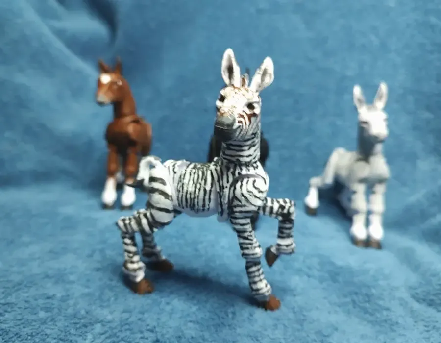 Flexi Horse, Donkey & Zebra Foals, Print-in-place