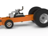 Pro Stock Pulling Tractor Base Version 2 Scale 1:25-3