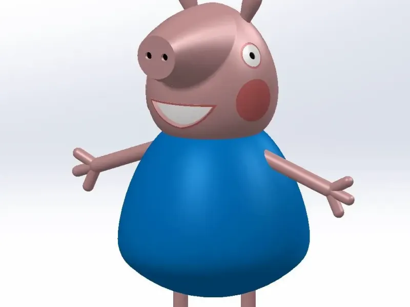 George Pig, Peppa's brother