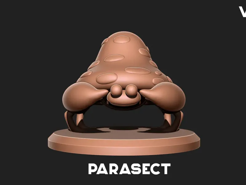 Parasect  Pokémon  3D print model