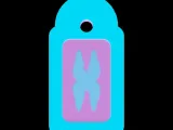 X- halloween keychain-1