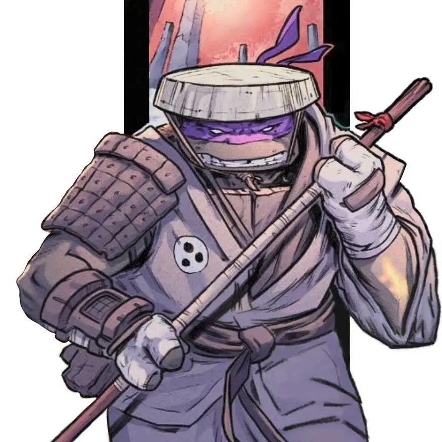 Last Ronin TMNT Donnie Book Separator hueforge-like