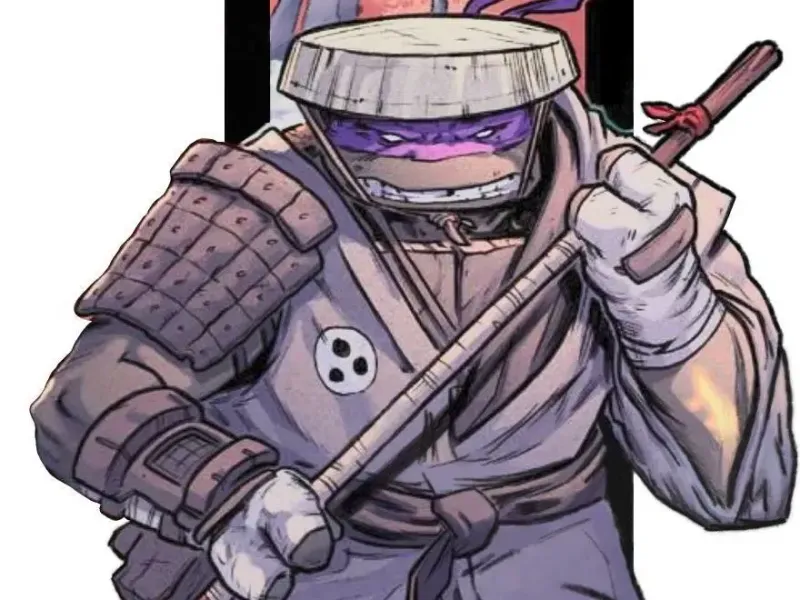Last Ronin TMNT Donnie Book Separator hueforge-like