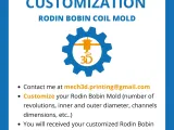 ABHA RODIN COIL MOLD SILICONE - 260 X 260 X 90 MM 24 TURNS-6