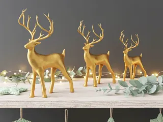 Christmas Decor Reindeer Set