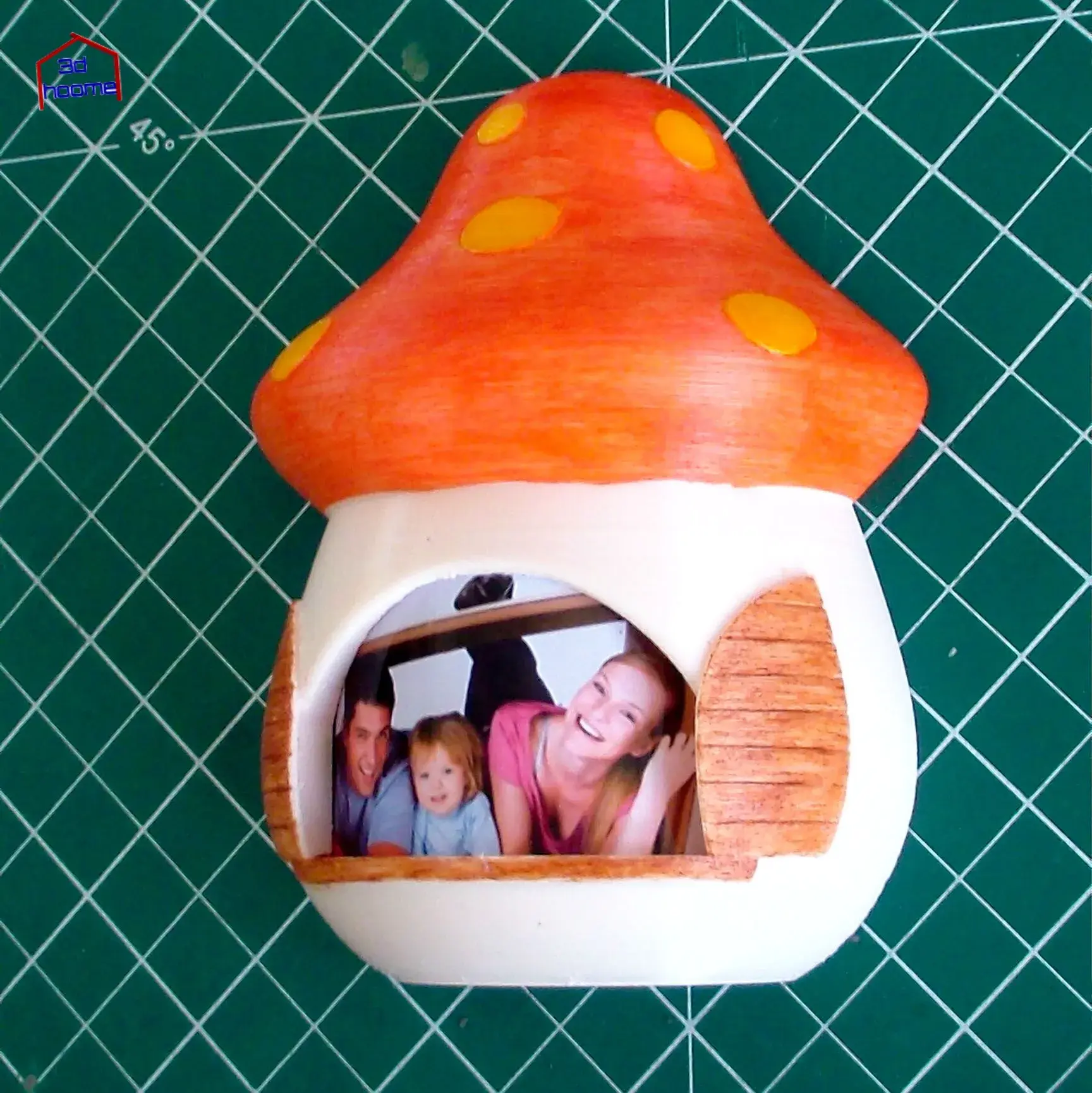 Mushroom Photo Frame Magnet