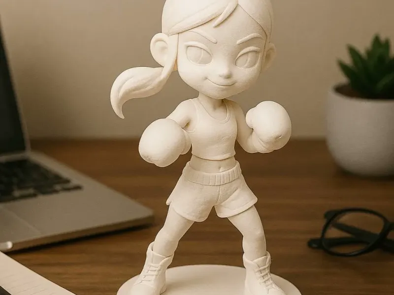 Chica boxeadora de anime