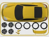 Porsche 911 (996) GT2 Bausatzkarte (Maßstab 1:24)-8
