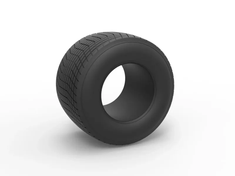 Dirt Sprint racing tire 20 Scale 1:25