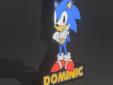 Lightbox Sonic with Name "Dominic"-1