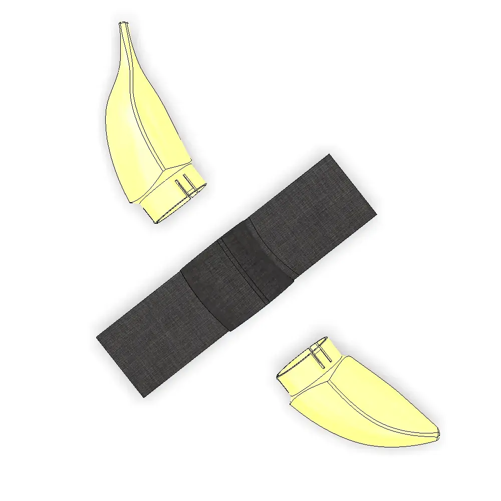Banana tape lamp
