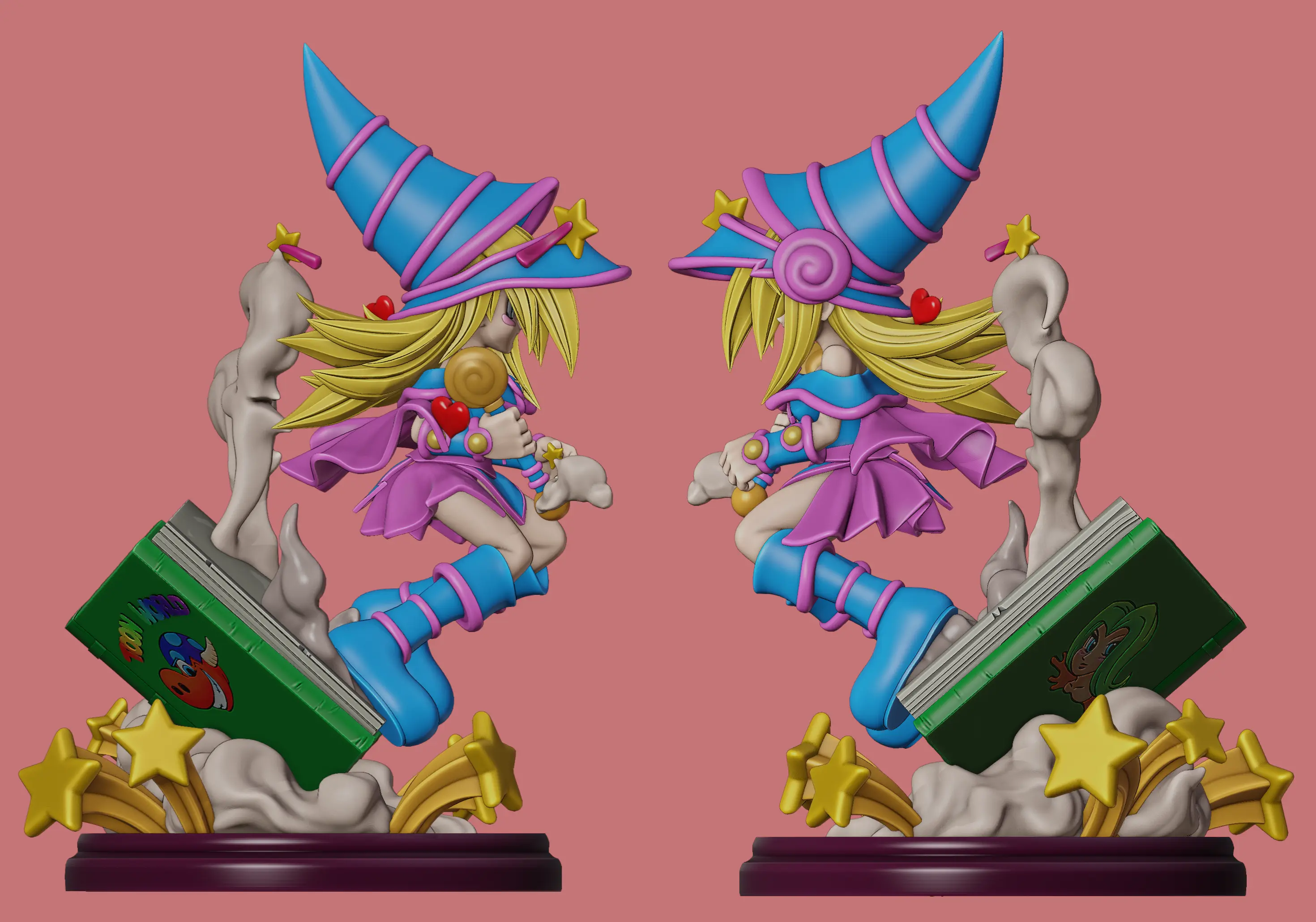 FIGURA NIÑA MAGA OSCURA TOON - YUGIOH