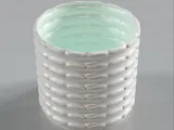 Ribbed Flower Pot-0