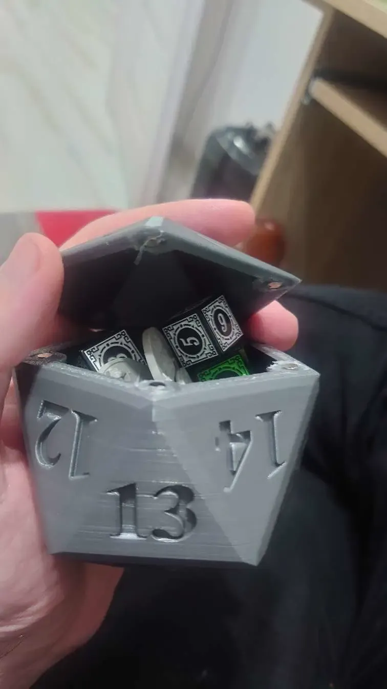 D20 Countdown die (dice holder)