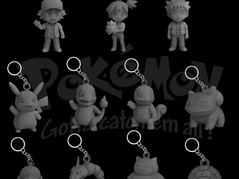 POKEMON LEGENDS KEYCHAINS