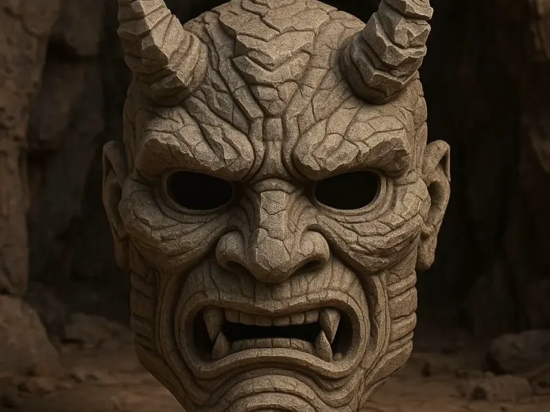 Mask of the Gravelord Oni