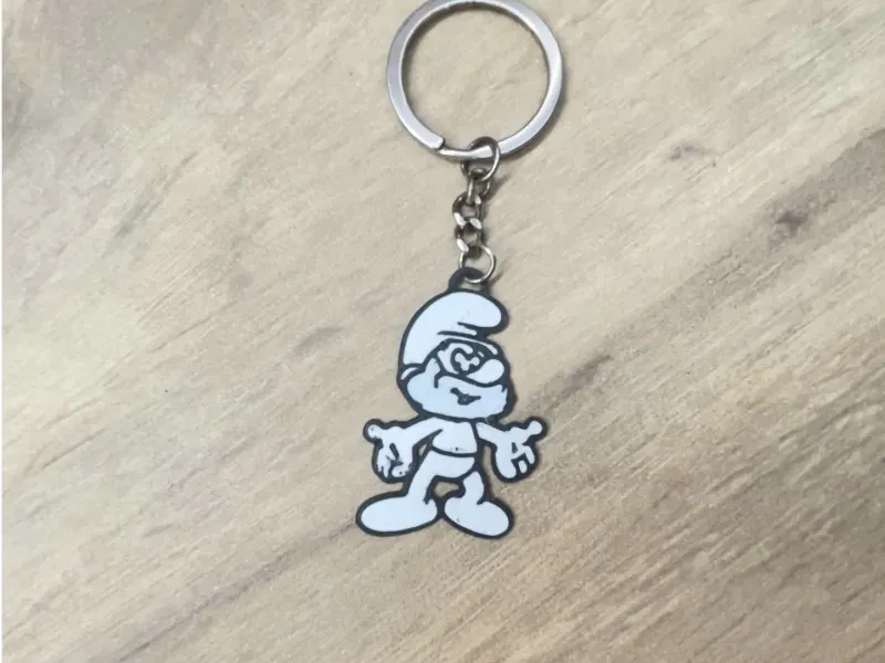 Chaveiro Papai Smurf