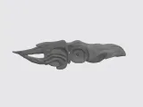 Cráneo de tiburón mako – Modelo 3D dividido realista-4