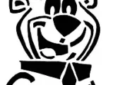 Yogi Bear stencil-0