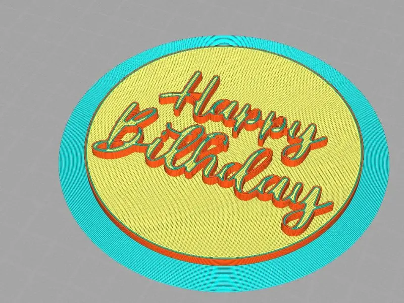 Happy birthday, coockie cutter