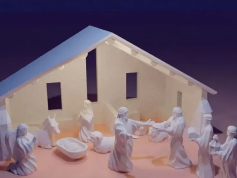 Christmas Nativity Scene (14 P) / Belén de Navidad (14 P)