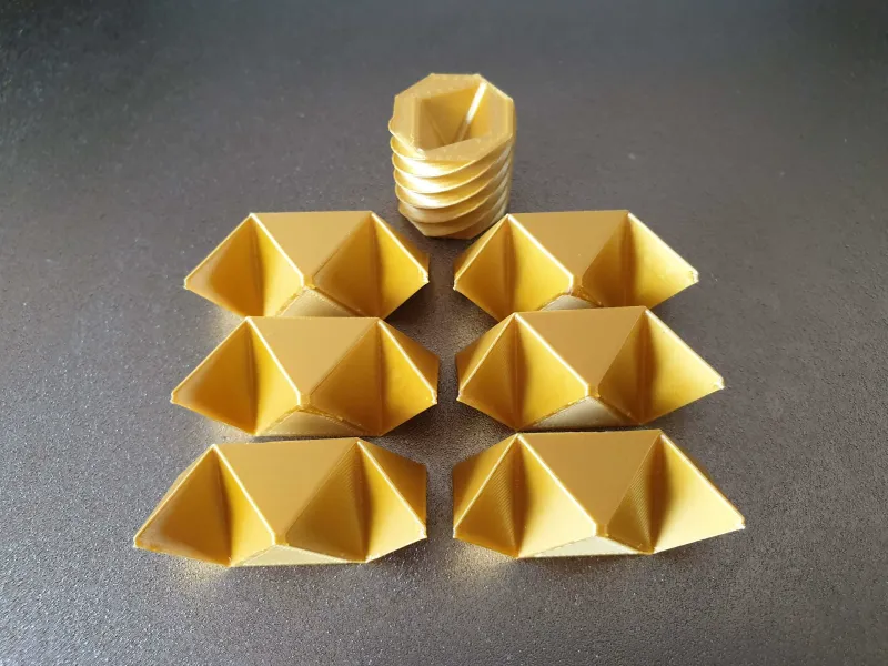 3D Star 6 pezzi Puzzle V2 con supporto di rotazione