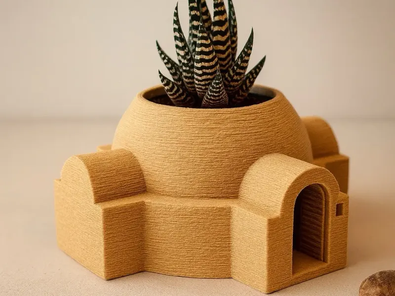 Star Wars Tatooine-Inspired Plant Pot