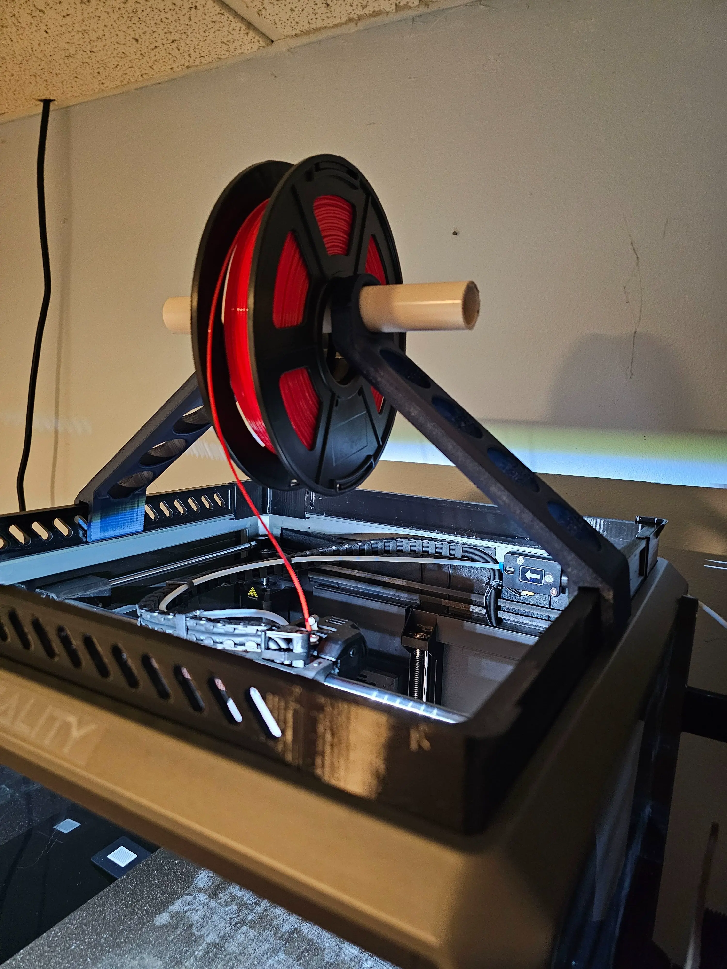 30 mm yükseltici için K1 Max üst filament tutucu