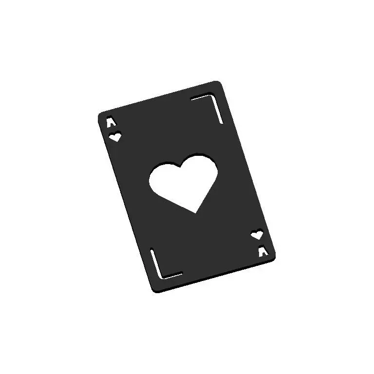 Llavero de As de Corazones