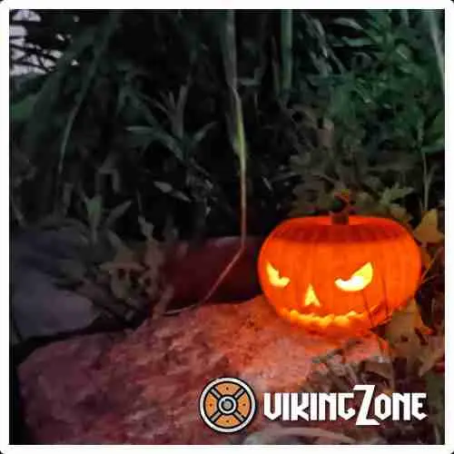 LIGHTED PUMPKIN FOR HALLOWEEN