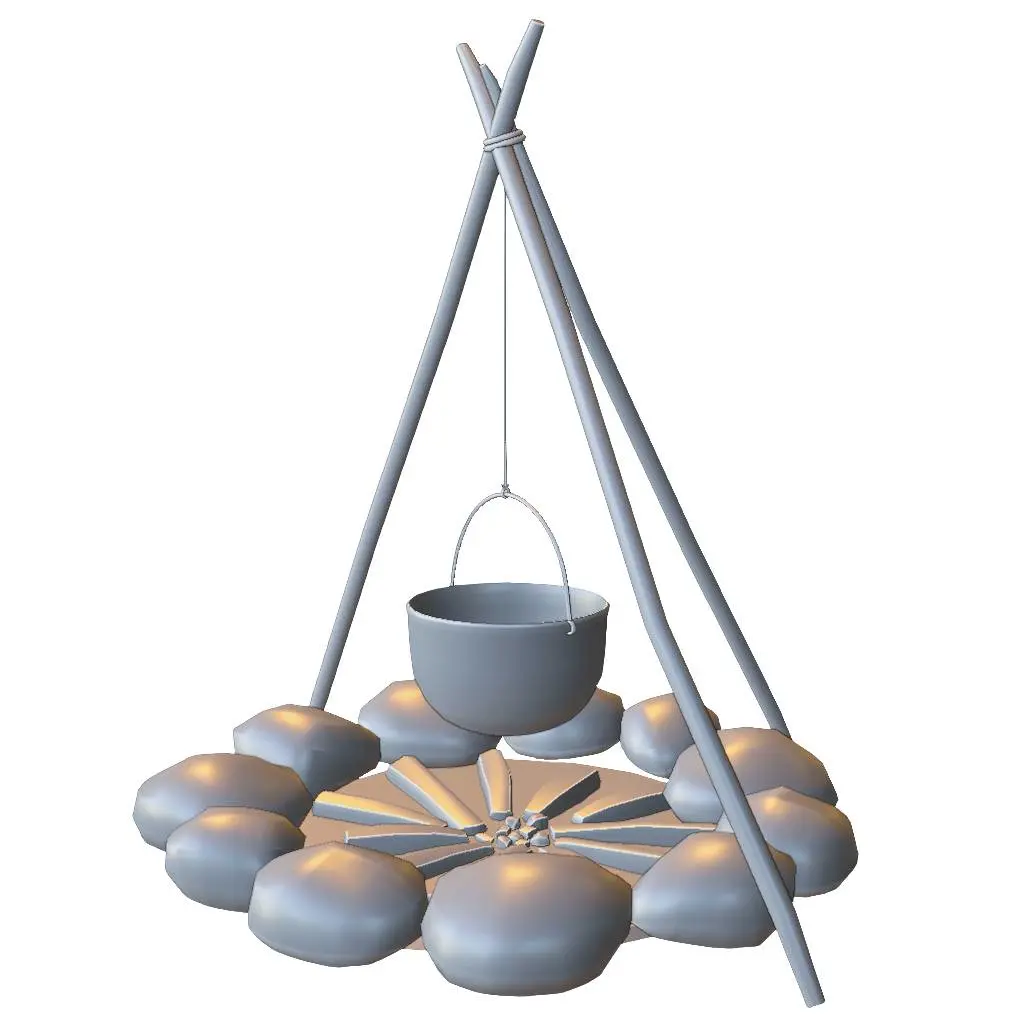Campfire Cooking Pot Tripod