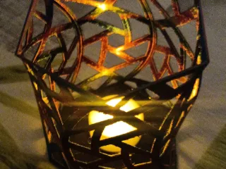 Porte-bougie led déco