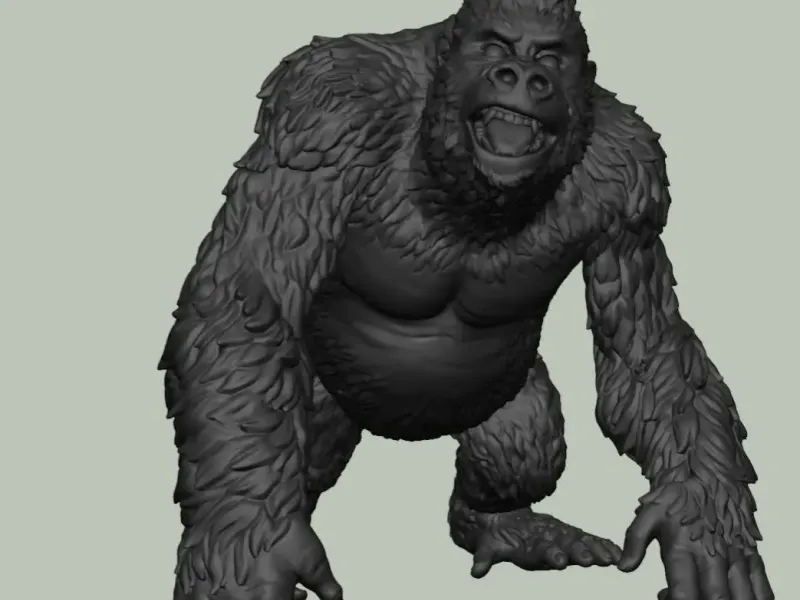 Gorilla Beast – Hyper Detailed Gorilla Creature 3D Model