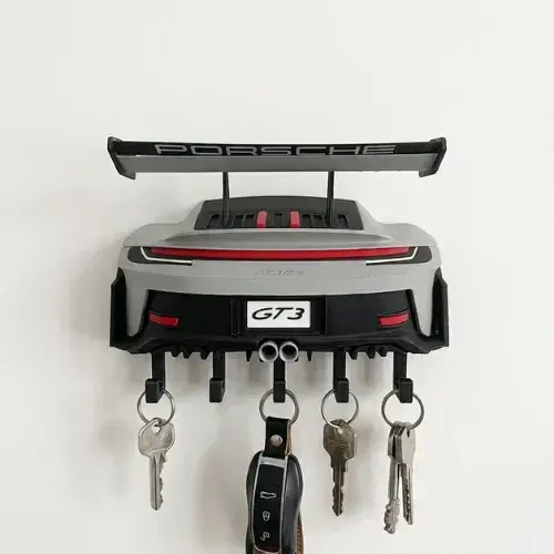 porta chaves de parede Porsche GT3 