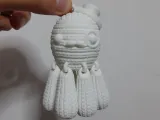 keychain knitted octopus | print in place-3