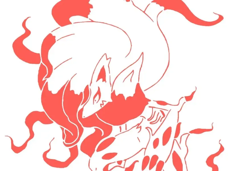Pochoir Hisuian Zoroark