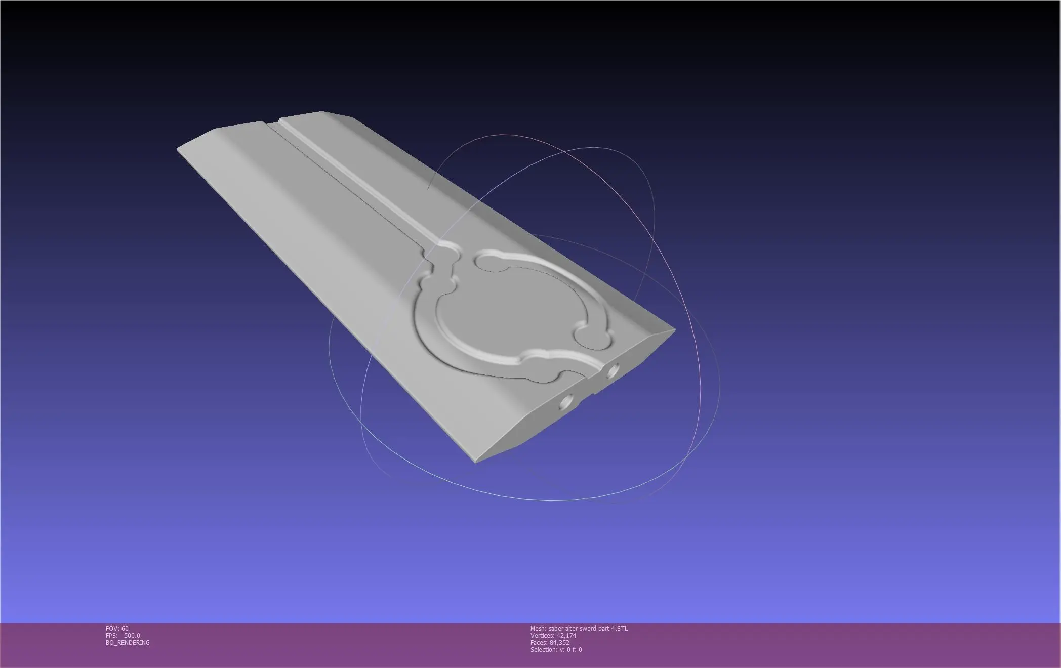 Fate Saber Alter Sword Printable Assembly