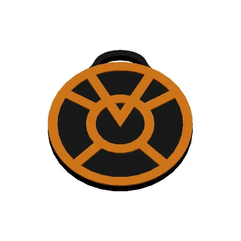 Llavero del Logo de Los Linternas Naranjas
