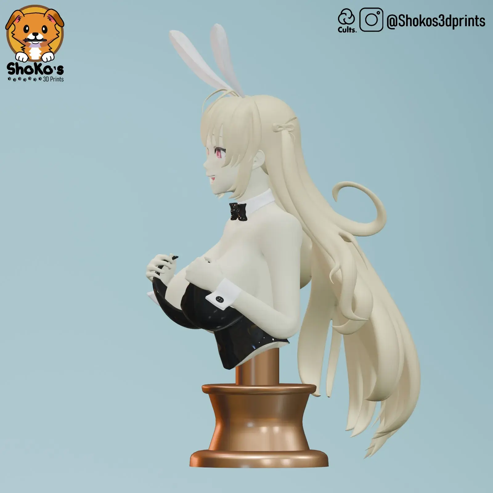 Soda: Twinkling Bunny Bust Nikke