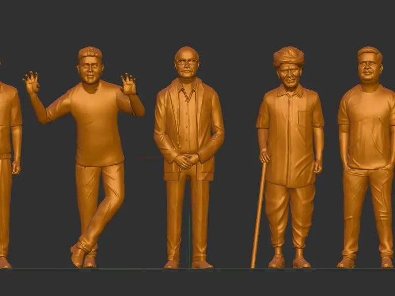 male combo miniature