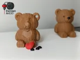 Teddy Knitted Keychain-3