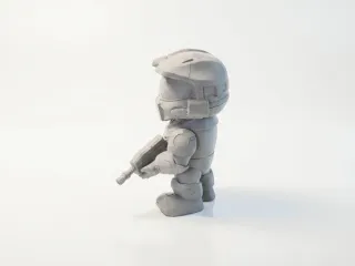 Master Chief Gnome Gaming Figurine 3D Printable