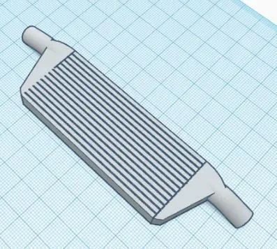 RC Drift Car Intercooler V1 1:10