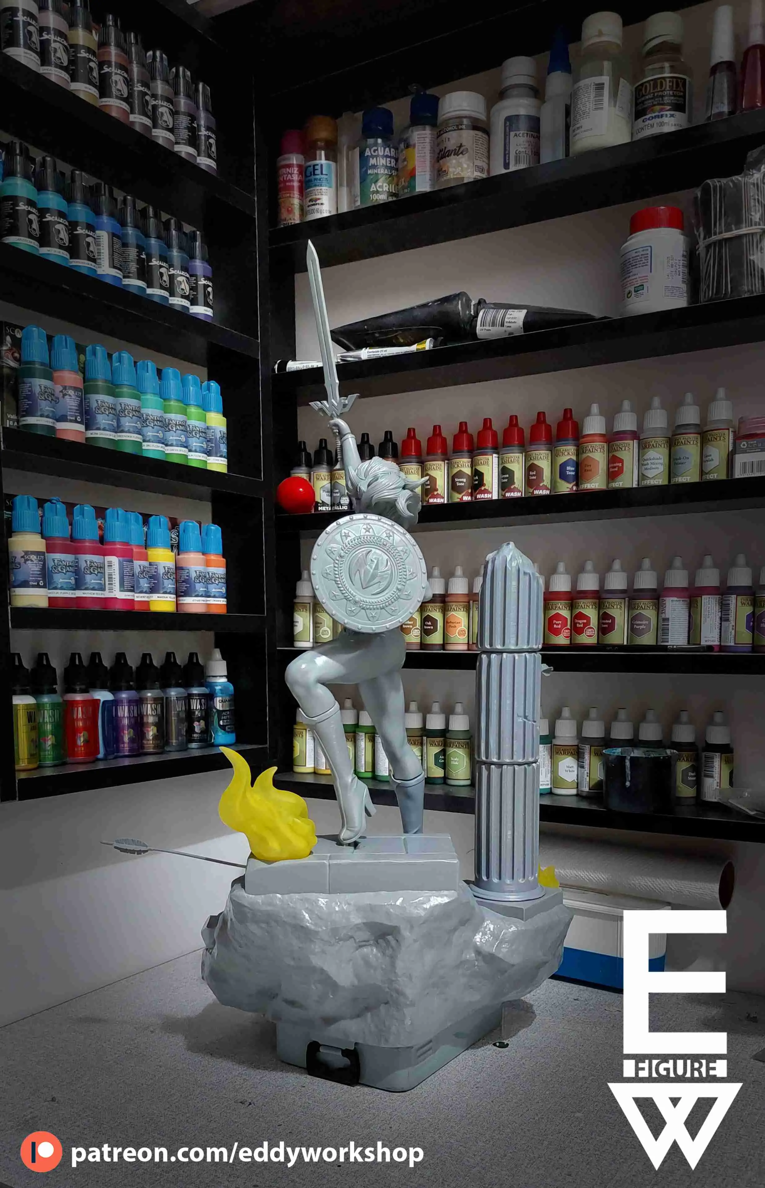 Wonder Woman - 3D STL LISTO PARA IMPRIMIR