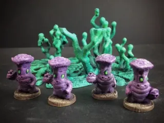 Mytoan Spore Soldiers (15mm scale)