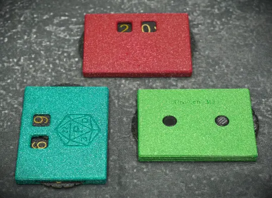 Life Counter Easy to Print Toolless
