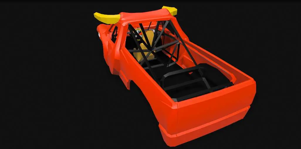 RC 1:12 EL TORO LOCO BODYSHELL MONSTER TRUCK
