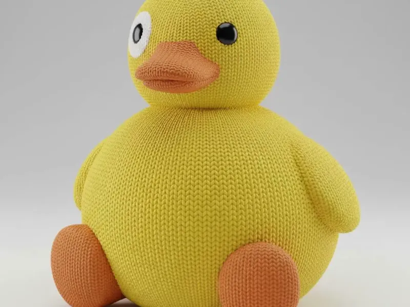 Cozy Knitted Duckling Pal – Noah0x03
